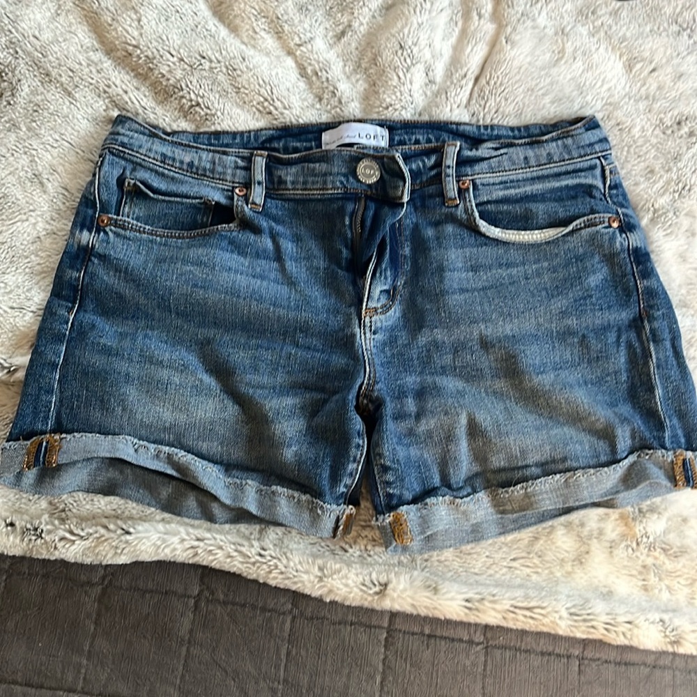 Loft denim shorts
